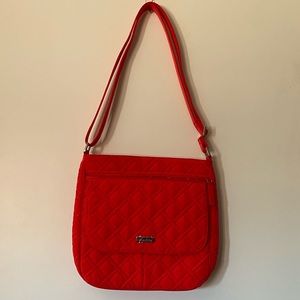VERA BRADLEY Quilted Red Crossbody